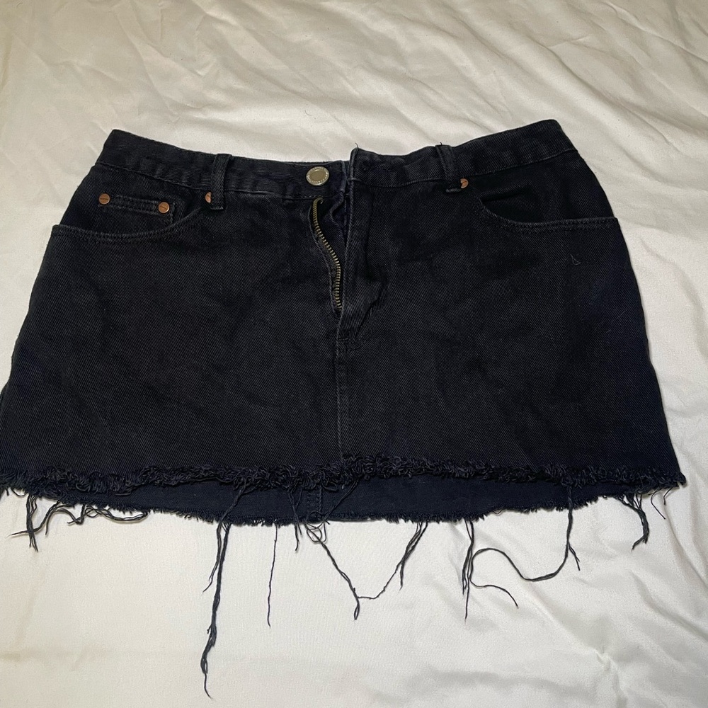 Boohoo Denim Skirt
